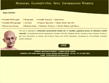 Tablet Screenshot of mkgandhi-sarvodaya.org